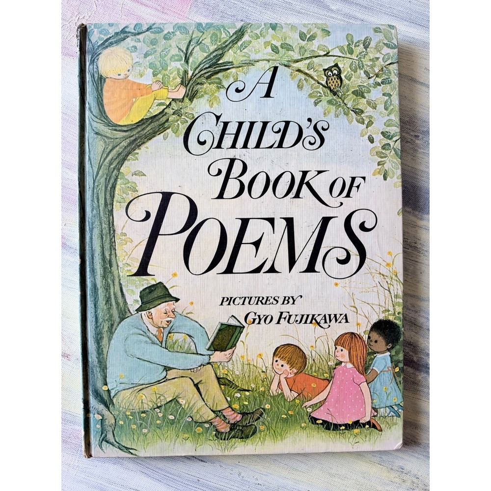 Vintage 1969 A Child's Book of Poems Gyo Fujikawa Grosset & Dunlap Hardcover
